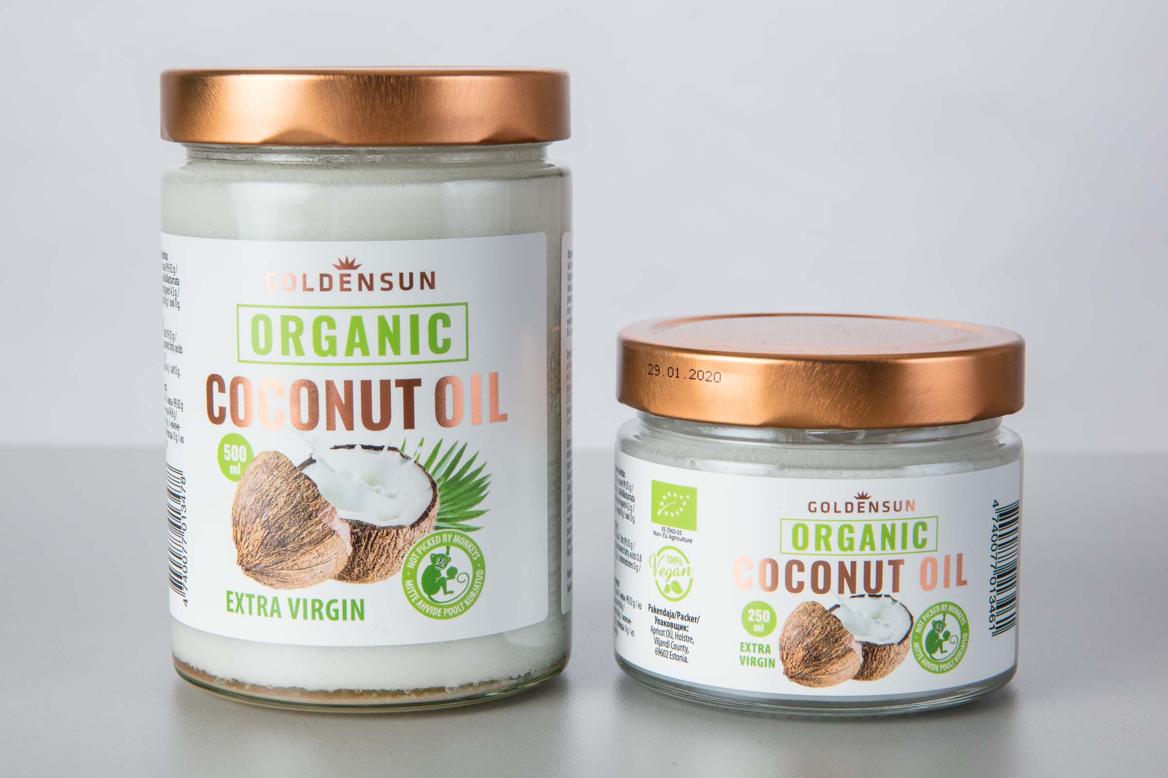 Golden Sand Organic Coconut Oil - Apricot OÜ